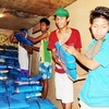【フィリピン中部台風支援】レイテ島オルモック港に支援物資輸送中