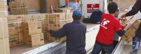 緊急支援物資の大規模調達・配送事業
