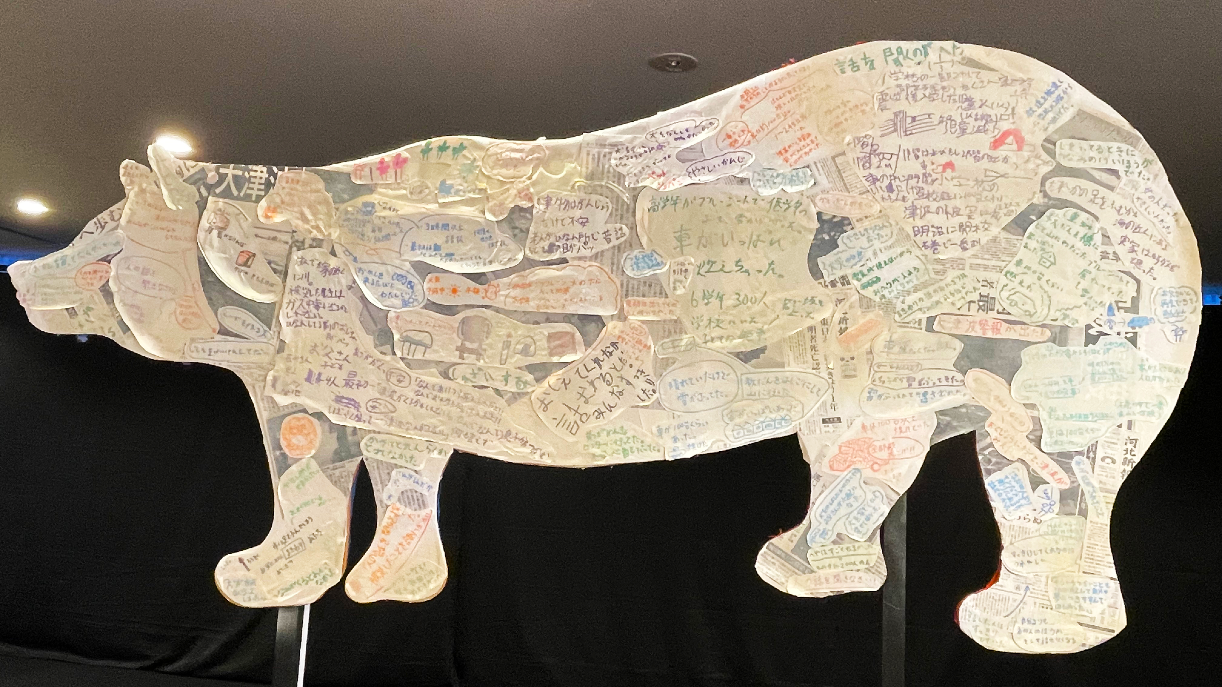 ワークショップの成果物・ワールドカフェによる心の落書き