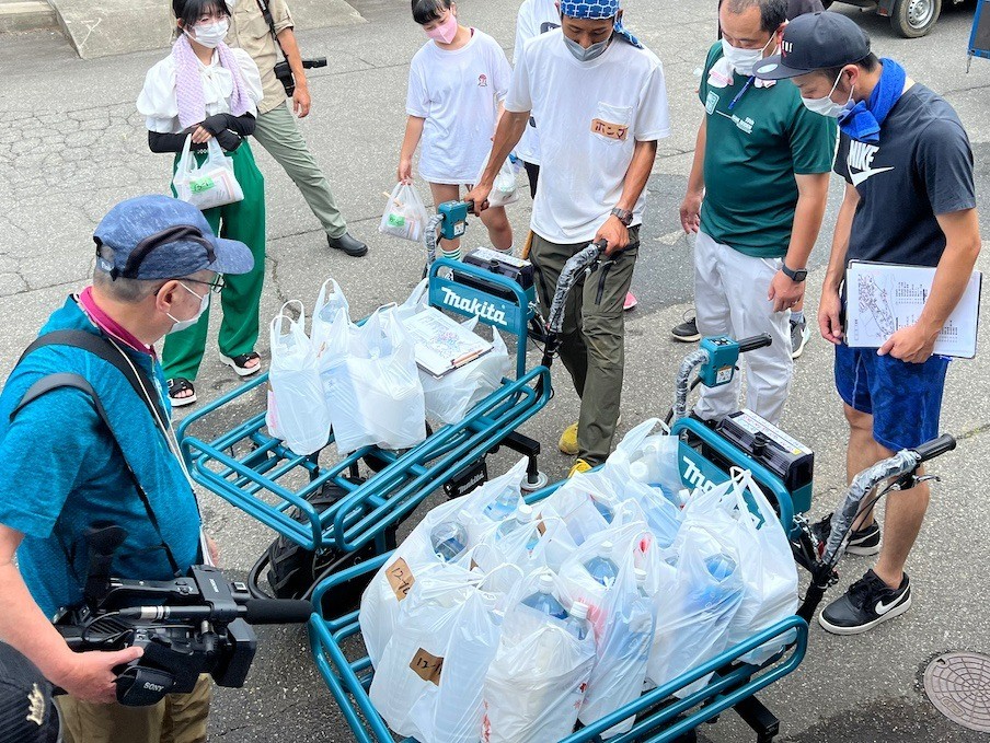 【令和4年8月大雨】断水続く新潟県村上市の支援団体へ電動運搬車を無償貸与