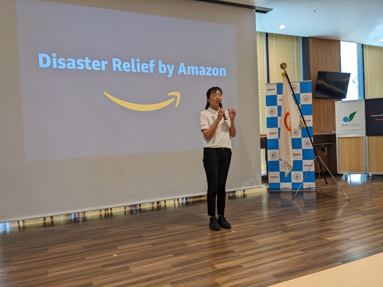 相模原市にAmazon「Disaster Relief Hub」開設、物資選定で協力