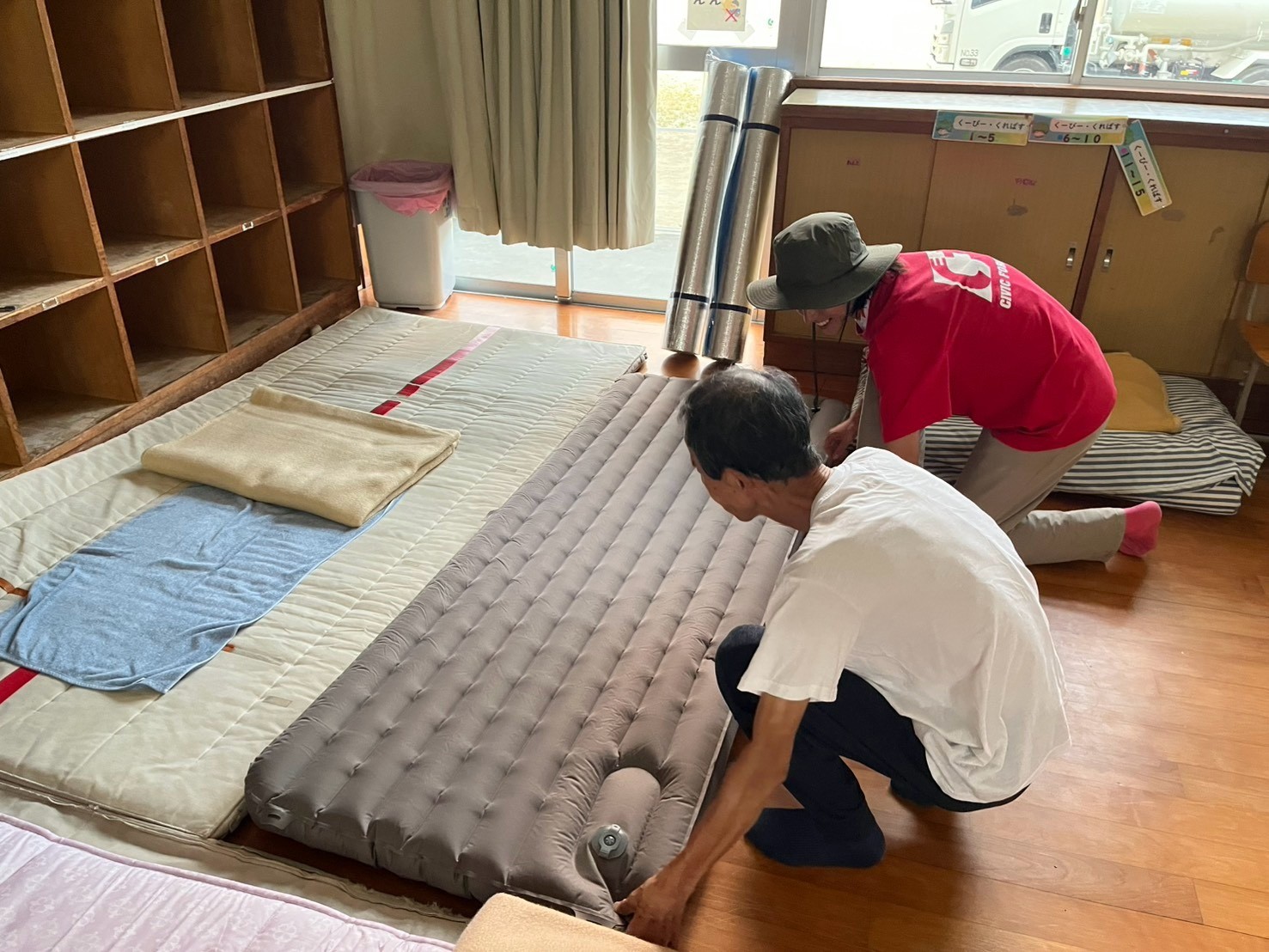 【熊本地震】エアマットレスで心地よい眠りをサポート